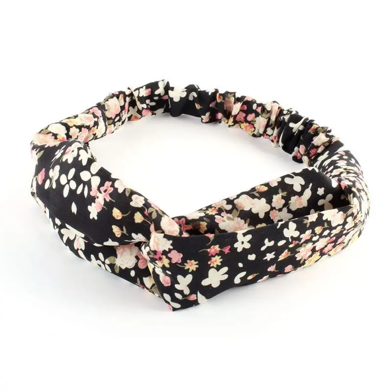 Для женщин девочек волос Эластичный Бант Hairband Тюрбан Завязывают Кролик оголовье
