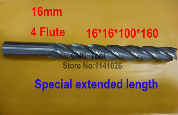 Бесплатная доставка 1 шт. 16 мм 4 канавки из быстрорежущей стали и специальная