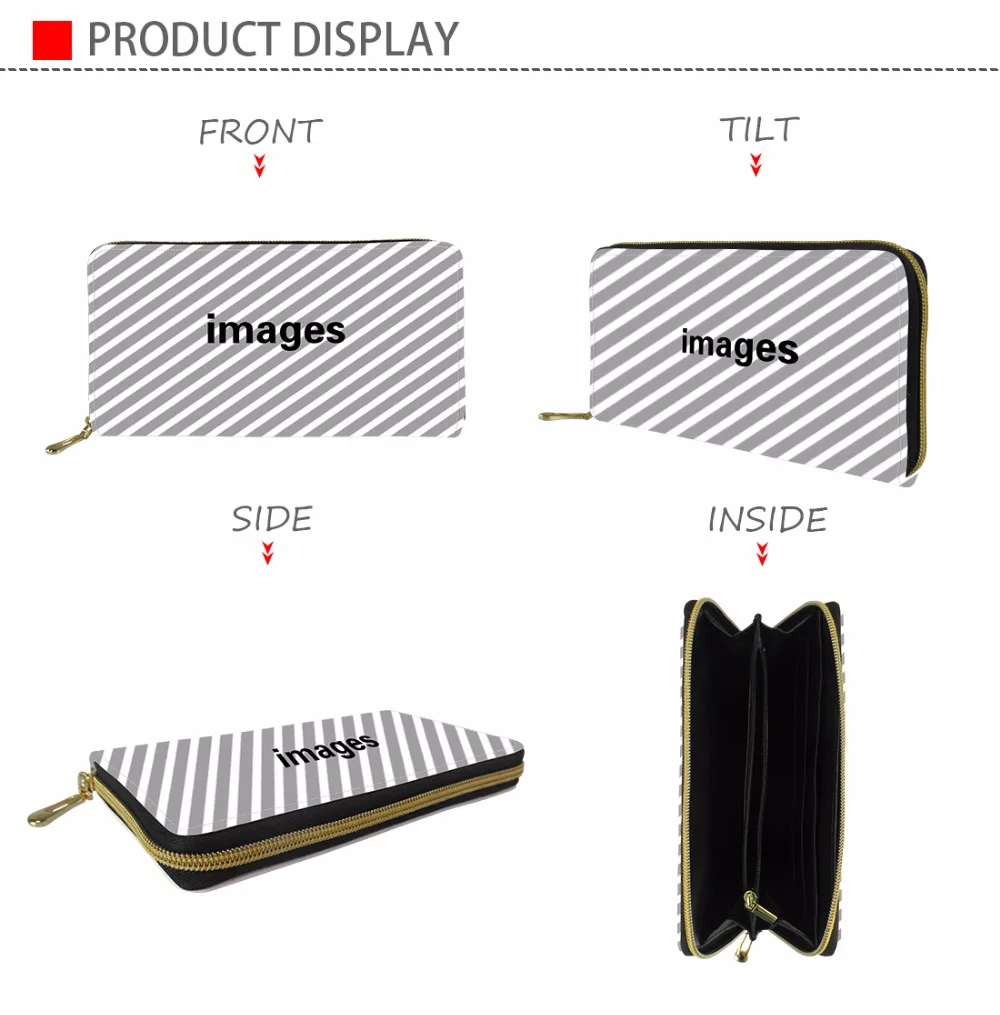 

FORUDESIGNS Cool Wolf Print 2018 Men Wallets Long Men Purse Wallet Male Clutch Leather Wallet Men Business Male Wallet Coin