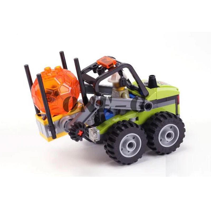 Совместимость legoinglys City series 60125 строительные блоки 10642 кирпичи вулкан