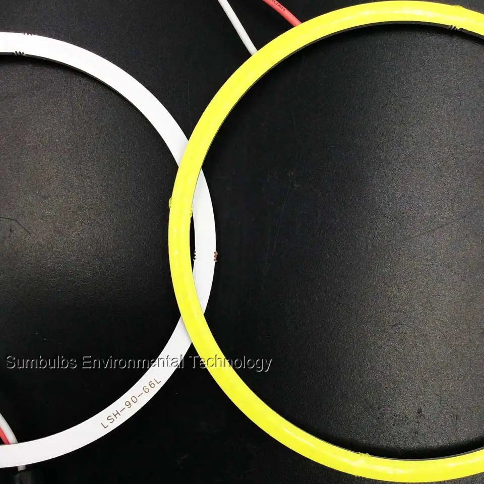 2 шт./лот 60 мм 120 ангельские глазки COB лампа кольцевой LED фары дневного света с