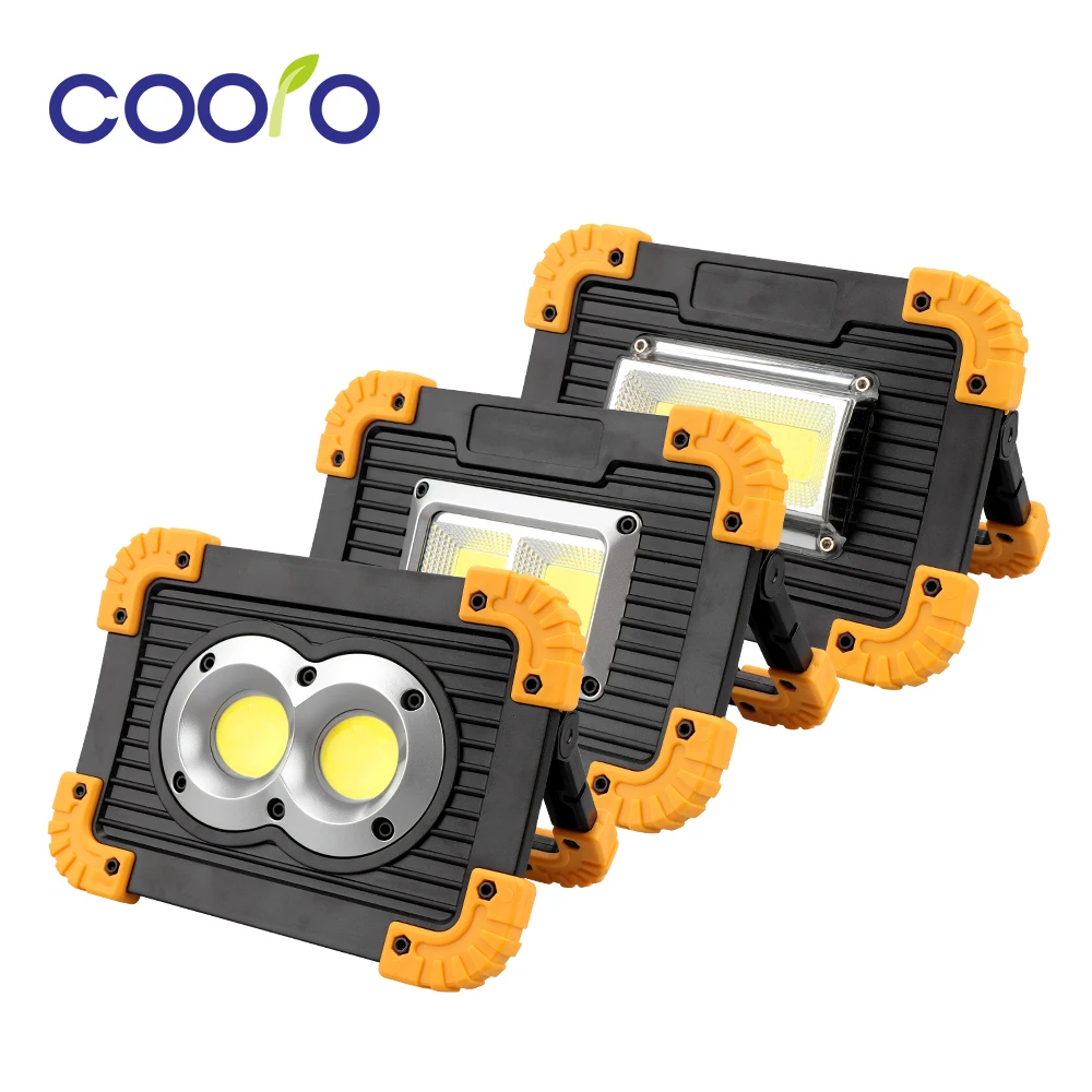 Наружный светодиодный прожектор 20 Вт USB Зарядка Светодиодный DC5V 18650