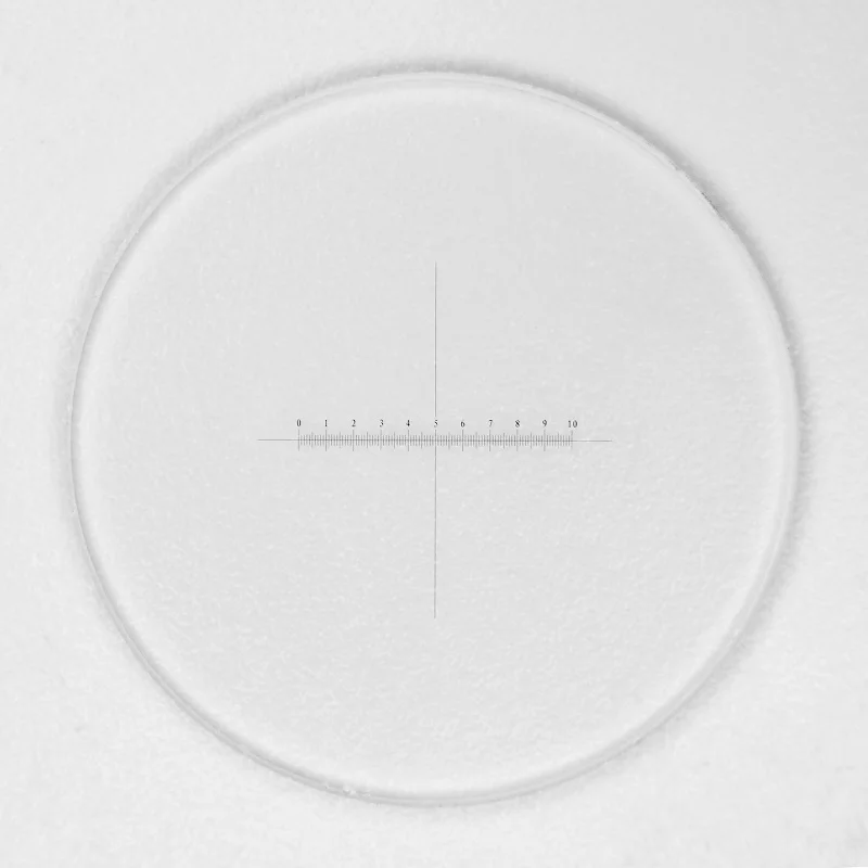 DIV 0.1 mm Microscope Eyepiece Micrometer Cross Reticle Calibration X=10 Ruler Scale Measurement Ocular | Инструменты