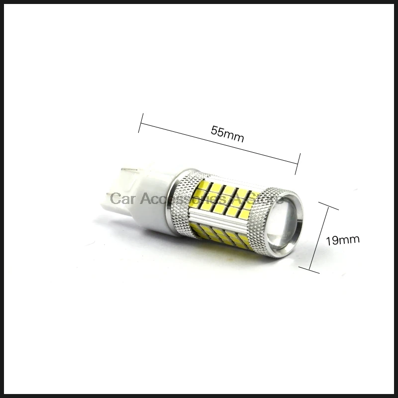 2 шт W21/5 W 7443 T20 63 SMD Автомобильный задний светильник стоп сигналы Автомобильные