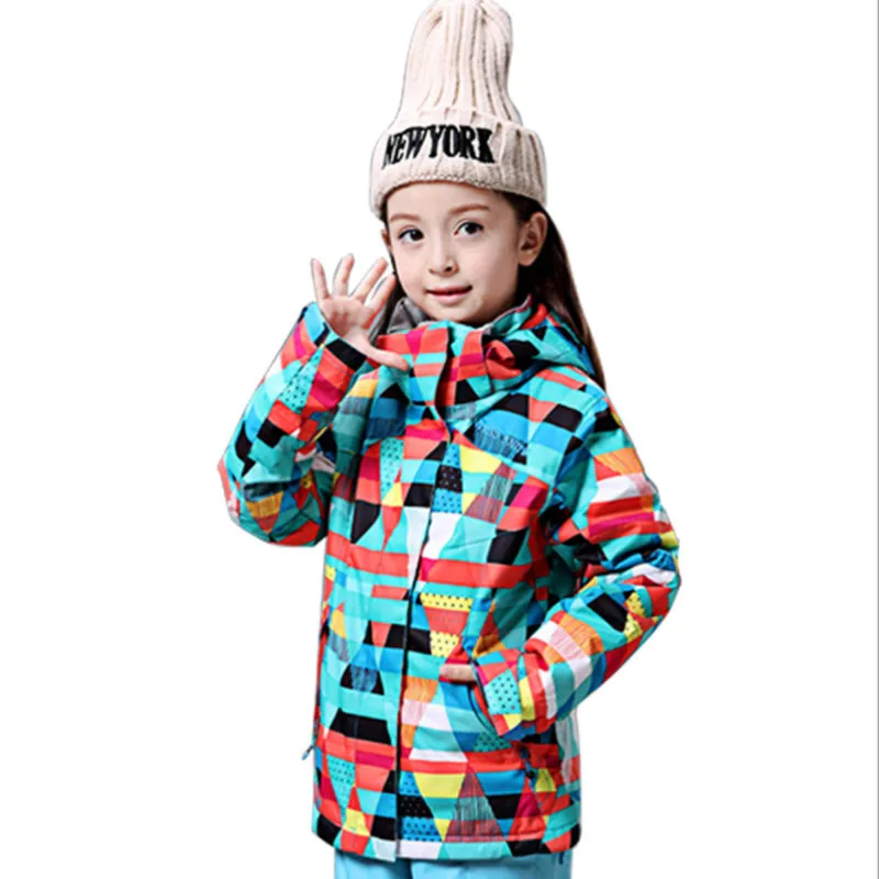 Gsou Snow Brand Girls Ski Jacket Waterproof Kids Skiing Jackets Winter Outdoor Children Sport Suit High Quality Coat | Спорт и