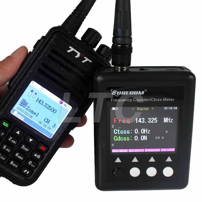 Счетчик частоты SURECOM SF401 Plus 27 МГц 3000 CTCCSS/DCS декодер для цифровой двухсторонней