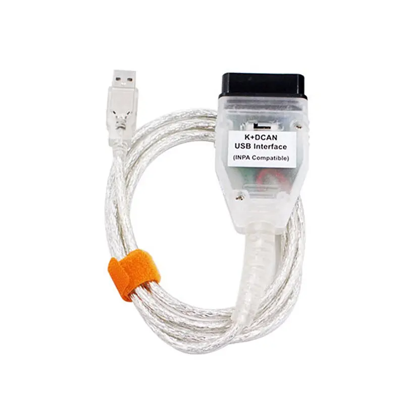 Новое поступление для BMW INPA K + DCAN USB OBD2 кабель Ediabas Line с чипом FT232RL Полная