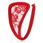 Сексуальные стринги C-String, кружевные Однотонные трусы, нижнее белье с цветочным рисунком, женское нижнее белье с C String 1 C-String