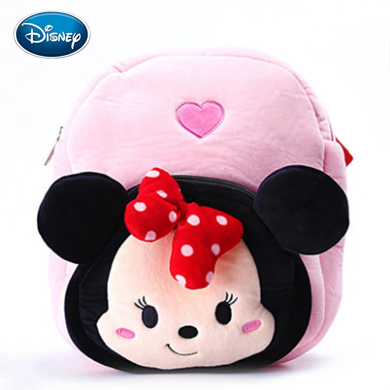 Disney мультяшный плюшевый рюкзак Q Meng Сумка с защитой от потери Детская сумка через