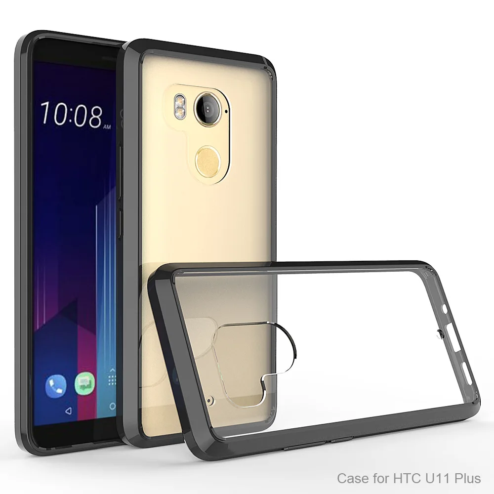 Гибридный жесткий прозрачный чехол для HTC U11 жизнь просвечивающийся