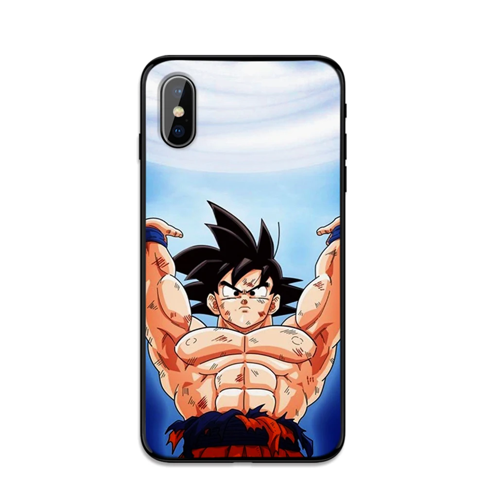 Мягкий чехол для мальчика Dragon ball из ТПУ Apple iPhone 6 6S 7 8 Plus 5 5S SE X XS MAX XR силиконовые