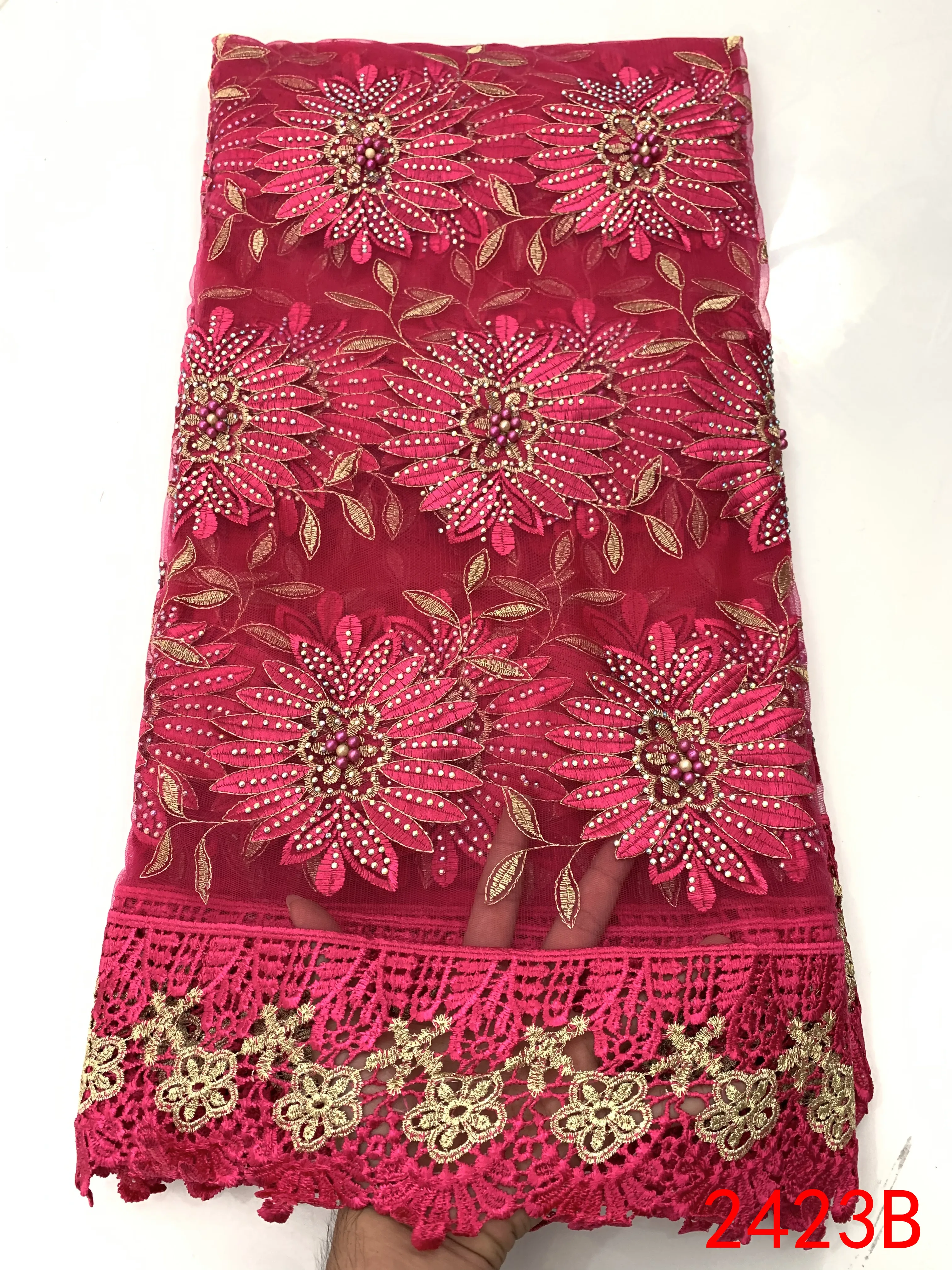 Нигерийские кружевные ткани высокого качества 2019 африканская вышитая кружевная