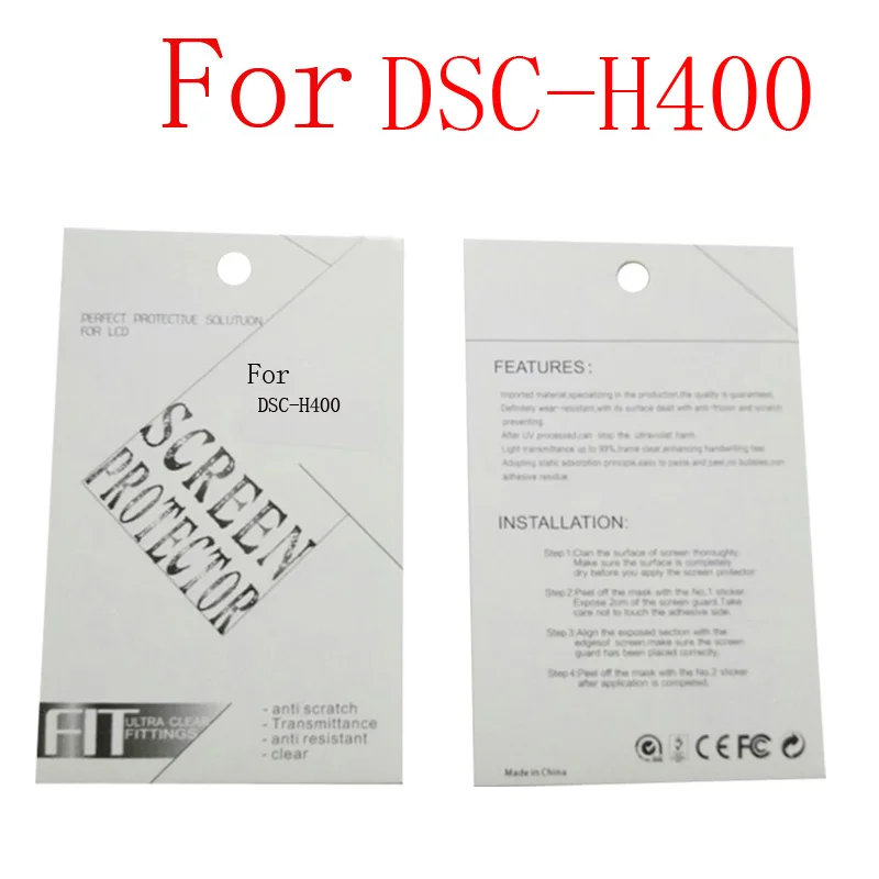 DSC-H400 Комплект из 2 предметов, новые мягкие Камера Защитная пленка для экрана для sony HX9V HX100V HX200V DSC-H400 HX60 HX90V HX300 HX350 RX1R II RX100M3 - Цвет: DSC-H400
