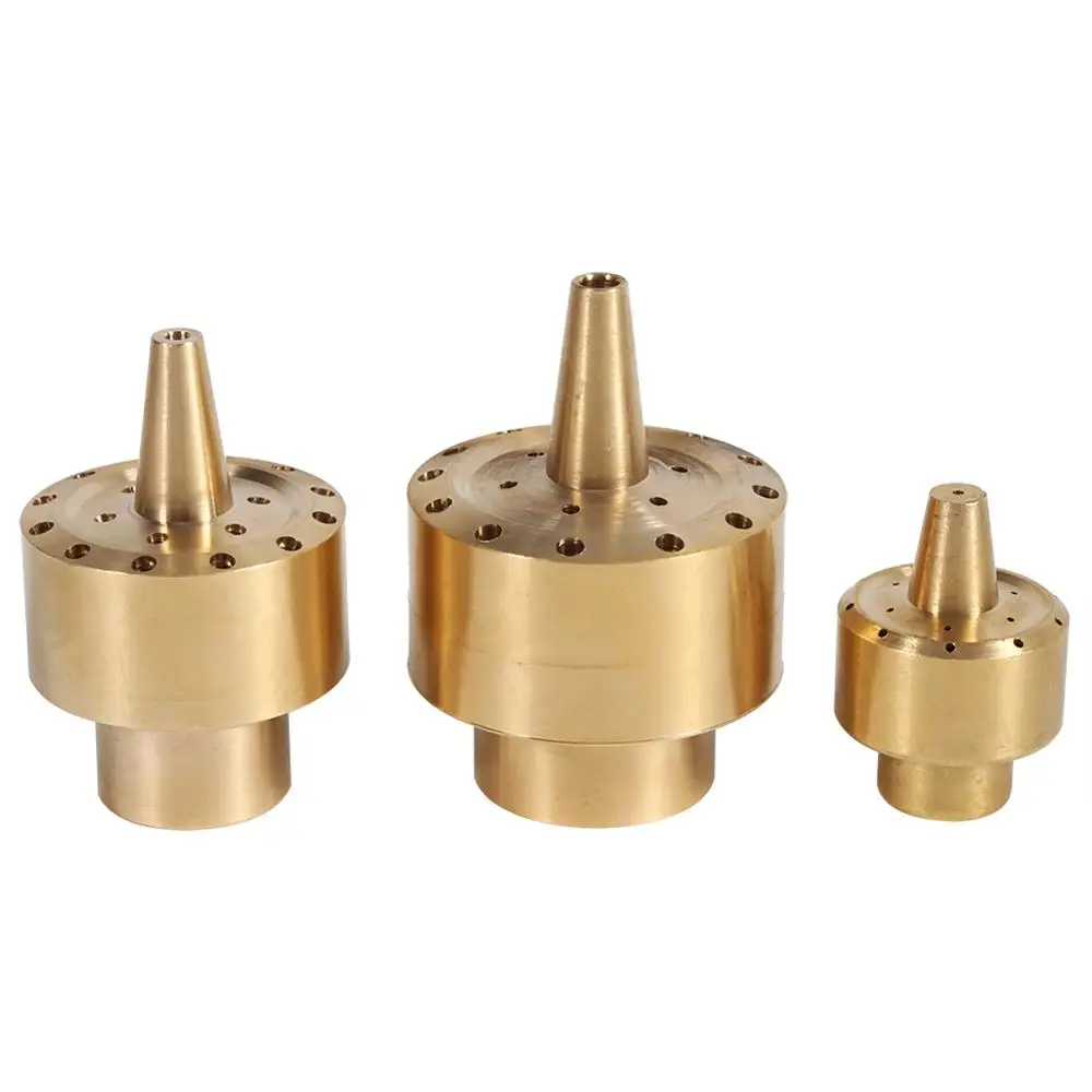 1/4 &quot/1/2&quot/3/4 &quotЗолотая колонна стиль насос фонтана фонтан из латуни