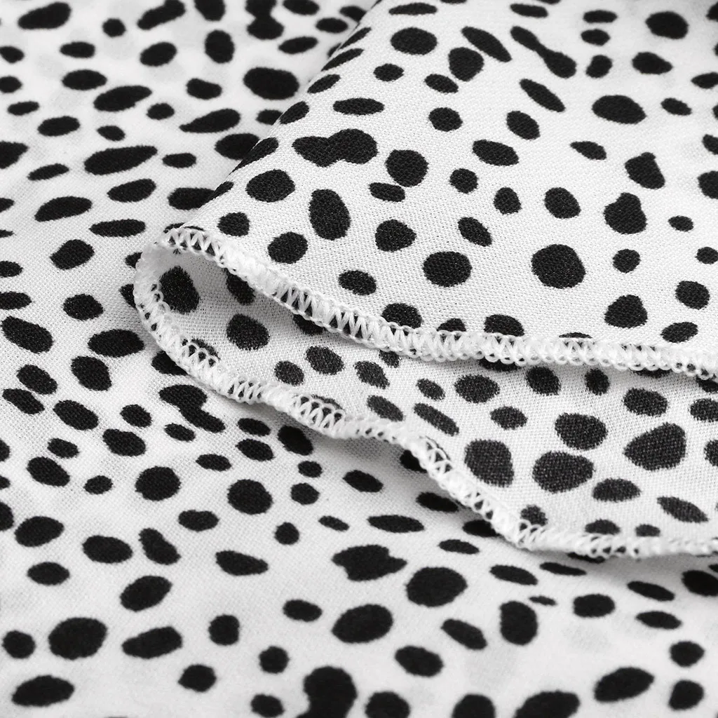 Женское длинное платье с леопардовым принтом повседневное пляжное V-образным