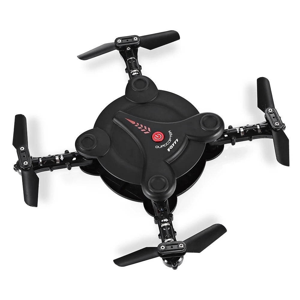 Upslon FQ17W мини складной карманный Дрон Квадрокоптер Wifi FPV камера 0.3MP 2 4G RC Вертолет