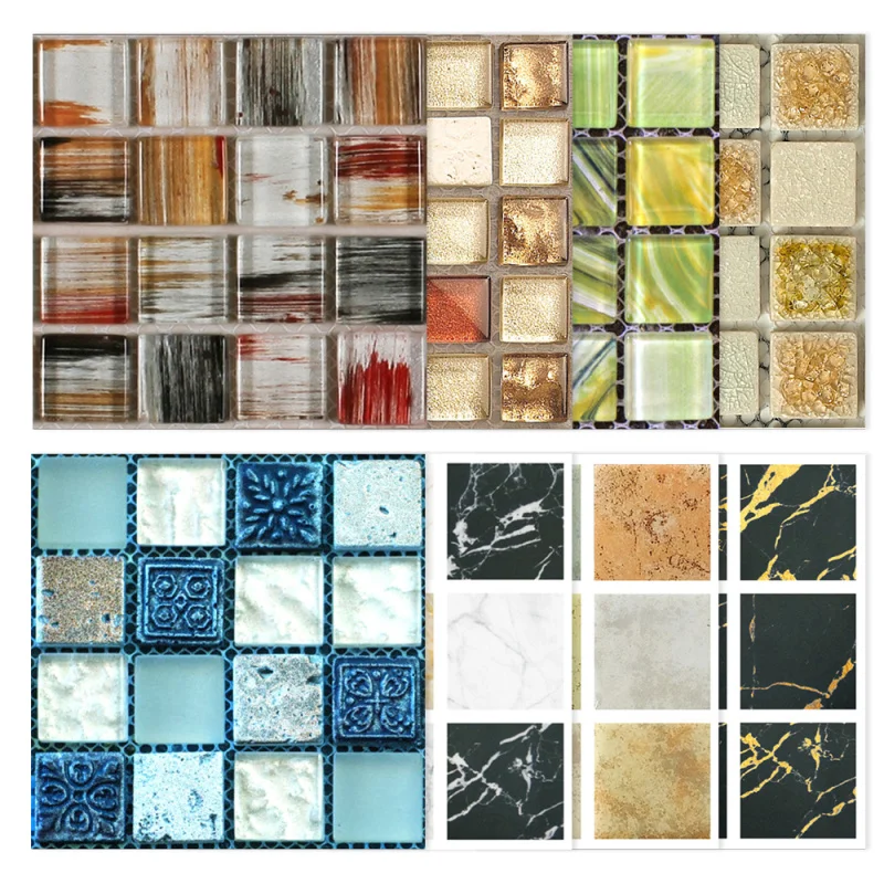 Новинка 2019 20 шт. мраморных наклеек самоклеящаяся плитка наклейка на стену сделай