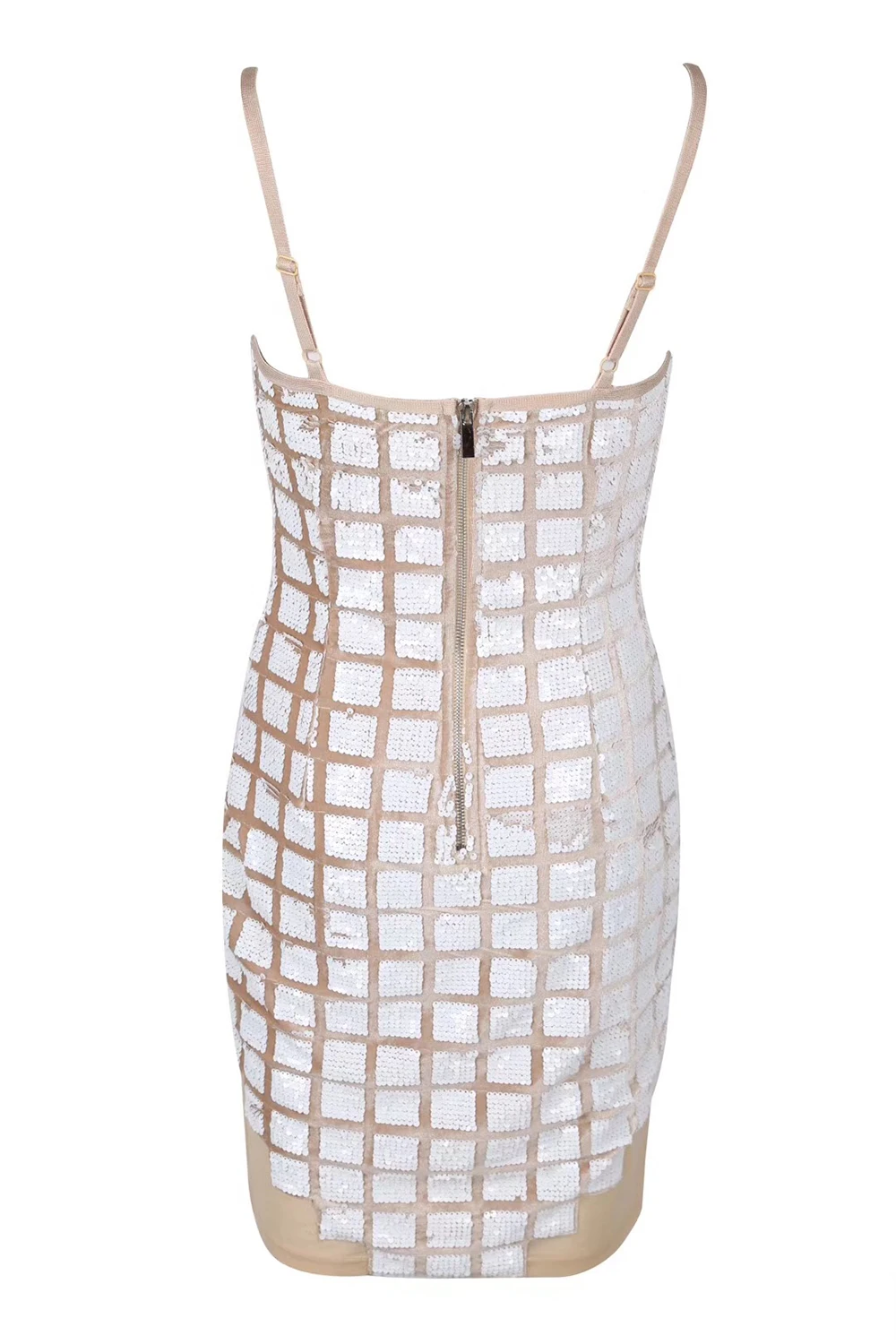 Женское облегающее платье на бретельках с блестками элегантные сексуальные