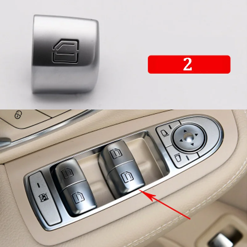 Автомобильный внутреннее окно Стекло Кнопка подъема переключатель для Mercedes Benz C class W205 C180 C200 C260 C300 C63 W204