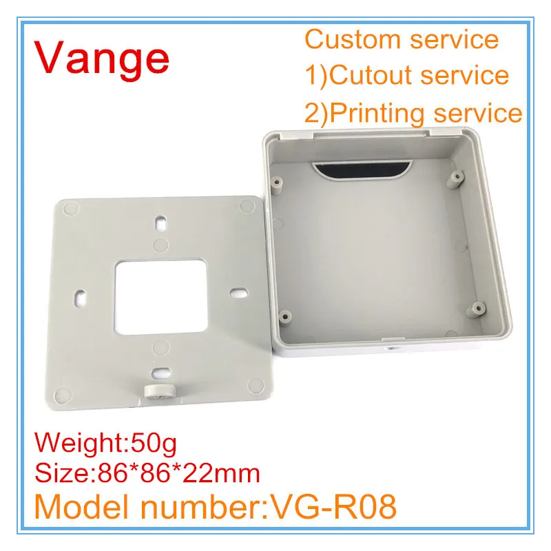 1pcs/lot 2016 new product IP54 ABS plastic project box 86*86*22mm for rfid access control door lock | Обустройство дома