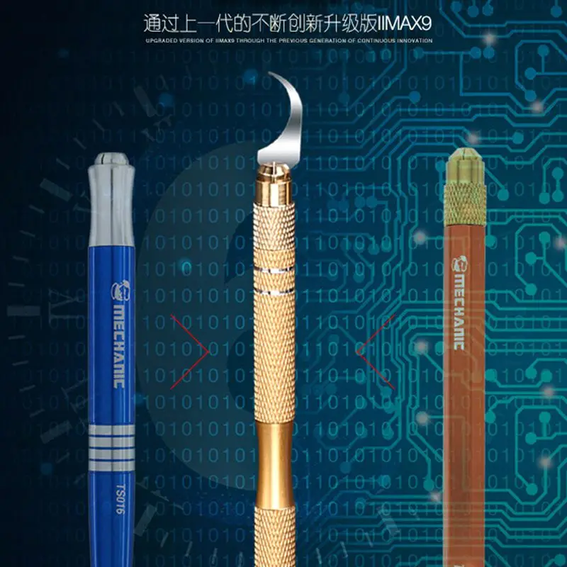 Mechanic 20-in-1 Multifunctional Mobile Phone Chip Motherboard Remove Blade Rework CPU cleaning Knife Shovel Glue Tool | Инструменты