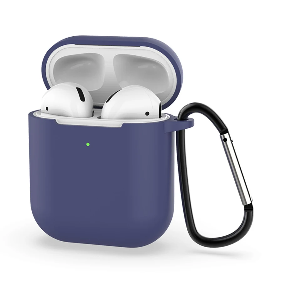 Чехол для наушников Apple Airpods 2 силиконовый чехол беспроводные Bluetooth наушники
