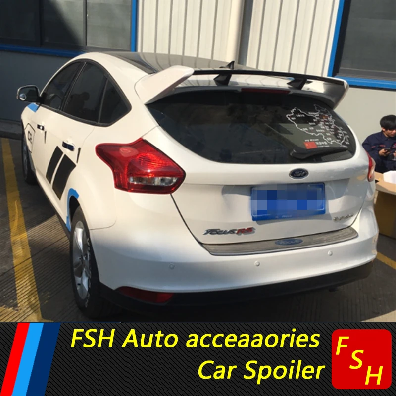 Для Ford Focus RS спойлер Высокое качество ABS Материал заднее крыло автомобиля праймер цвет задний спойлер для Ford Focus RS спойлер 2012
