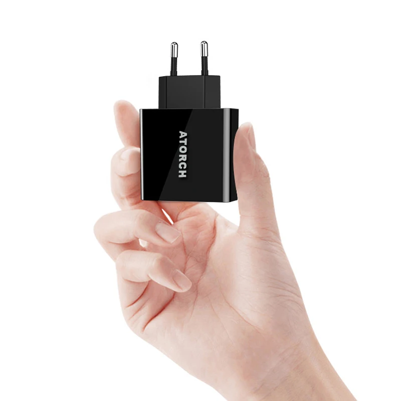 ATORCH 3 порта USB зарядное устройство светодиодный дисплей портативный телефон 15 Вт