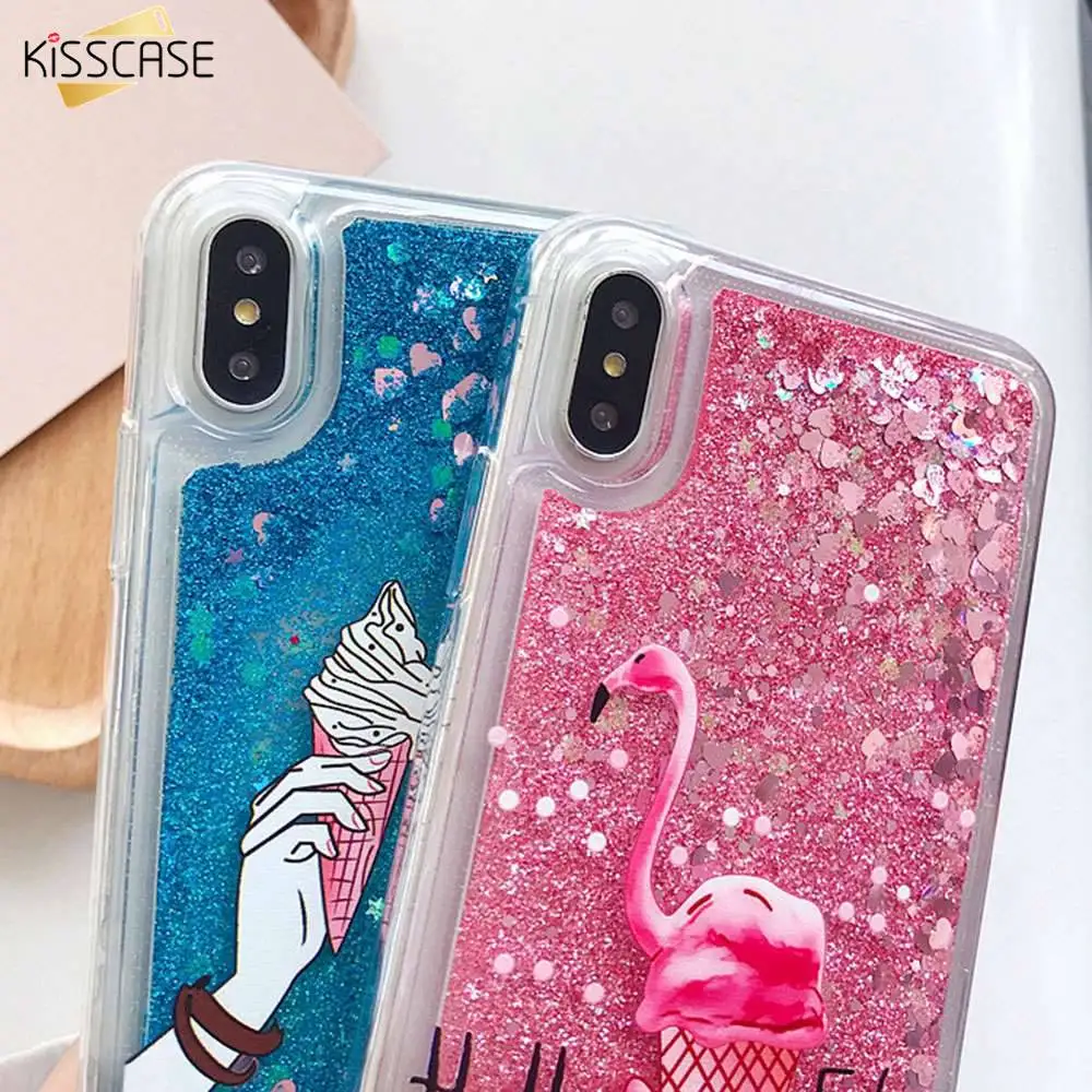 Чехол для телефона KISSCASE Quicksand Samsung S9 S10 Plus A50 S10E Чехлы С Рисунком Птиц S8 M20 A9 2018 чехлы