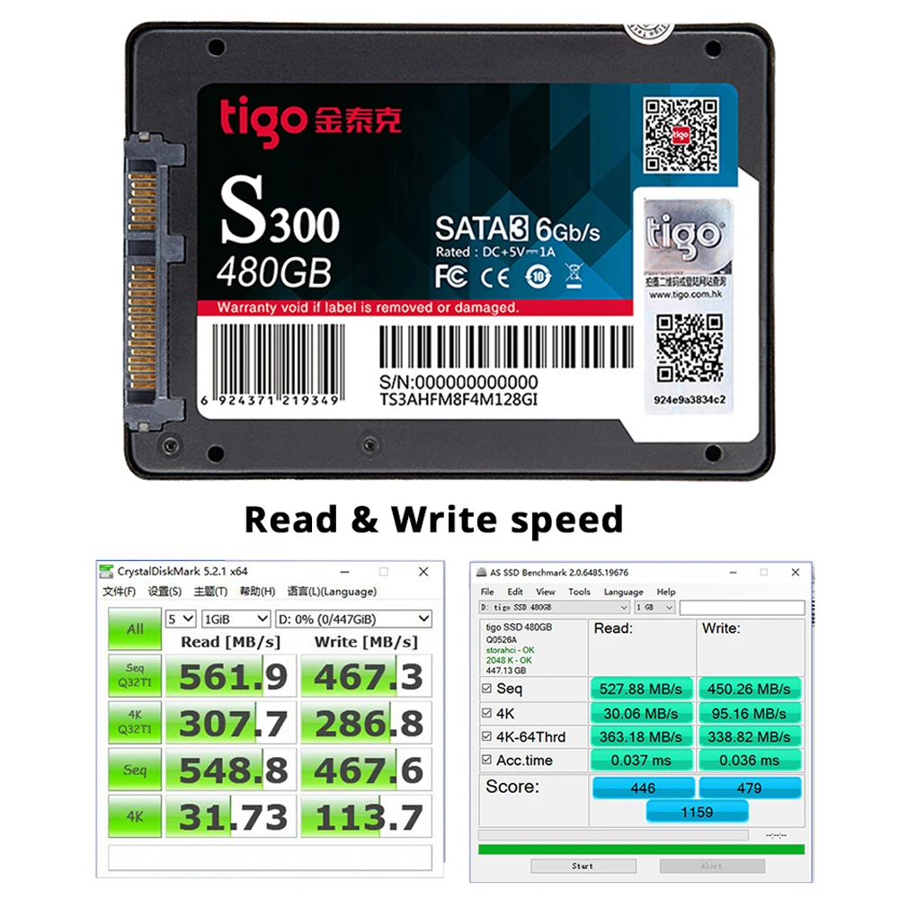 Tigo ssd жесткий диск 2.5 1tb 120GB 480GB 1 тб ссд SATA3 240 гб внутренний твердотельный