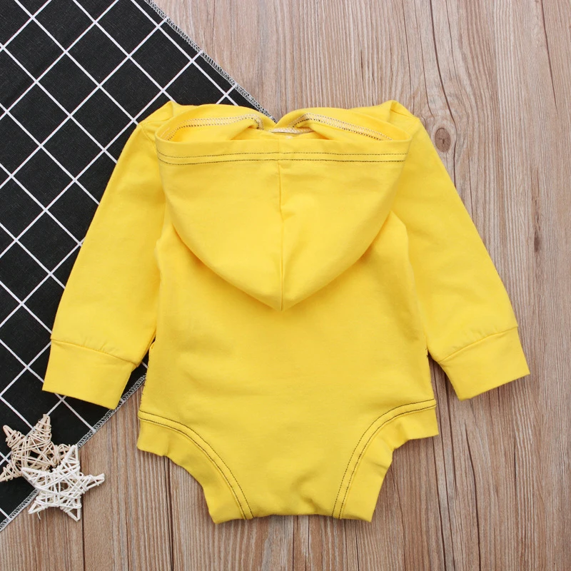 Малыш Новый Повседневное для маленьких девочек одноцветное Цвет с капюшоном