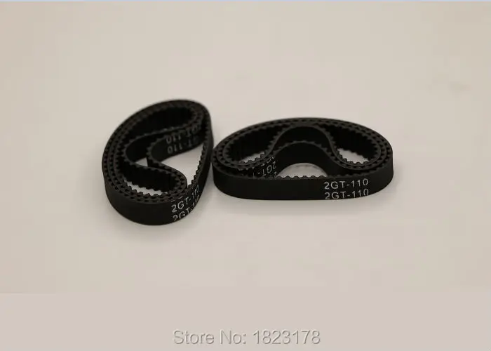 2pcs GT2 110 belt closed loop rubber 2GT-110-6 timing Teeth 55 Length 110mm width 6mm for 3D printer | Обустройство дома