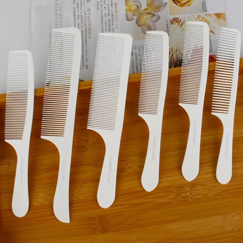 12pcs/lot 12 Styles Professional Hair Trimmer Carbon Hairdressing Antistatic Cutting Handle Comb Full Set | Красота и здоровье
