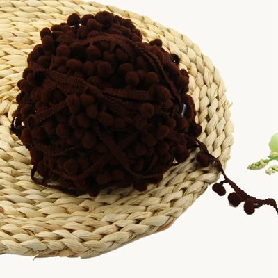 1PCS FOR 5 YARD P 5yard/lot 1 см Ширина красочные pp мяч эластичного кружева лента с отделкой кисточками швейная материал аксессуары для дома украшения HB-2-20 - Цвет: 1PCS FOR 5 YARD P