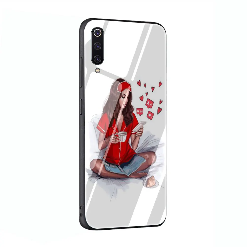 G6 Чехол с закаленным стеклом для Xiaomi 8 Lite A1 A2 9 Redmi Note 5 6 7 Pro 6A 4X F1 - Цвет: G6