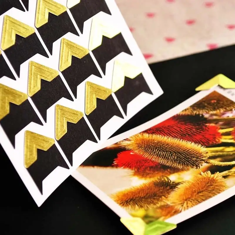 24 шт. аксессуары с орнаментом для фотостудии крафт бумага самоклеящийся стикер