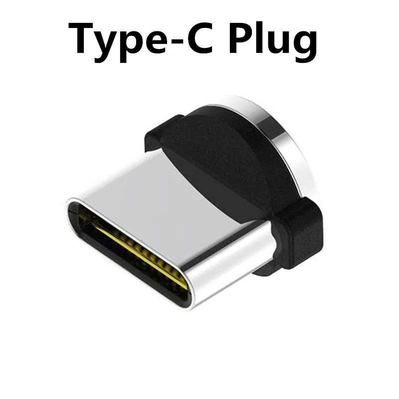 only USB C plug Для круглого магнитного штекера, круглого магнитного зарядного кабеля - Тип штекера: only USB C plug