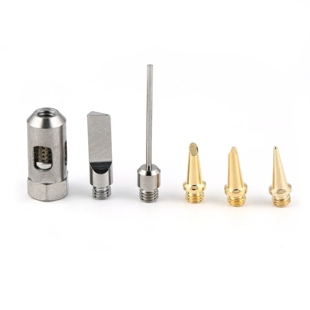 6PCS Welding Soldering Iron Tips Tip Tool Electric Pen Mini Solder Head Tin Wire Pliers Tools Bit Professional Hobby | Инструменты