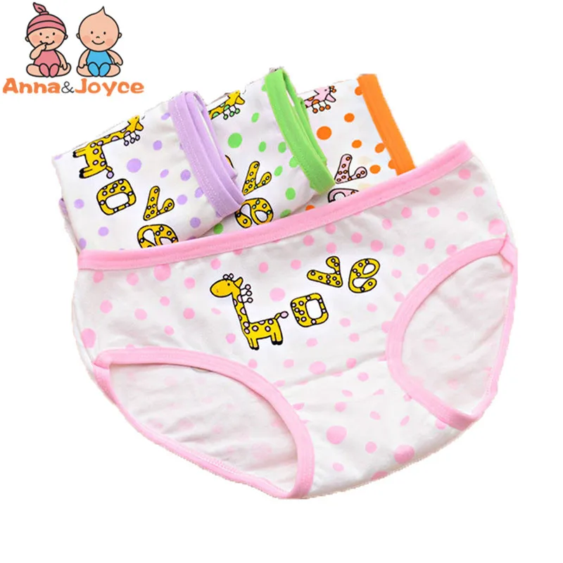 Модные детские трусики 4 шт./лот для девочек женское нижнее белье милая