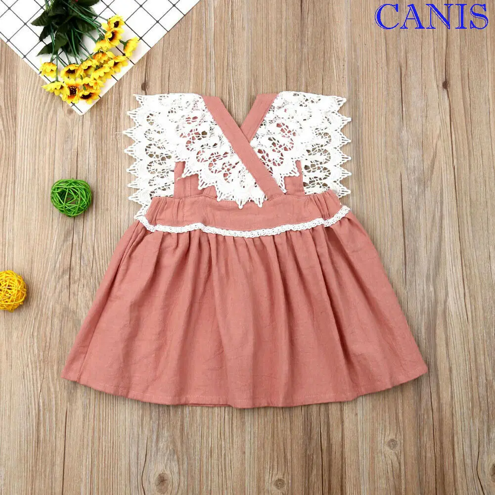 Летнее платье для маленьких девочек детское праздничное принцессы повседневное