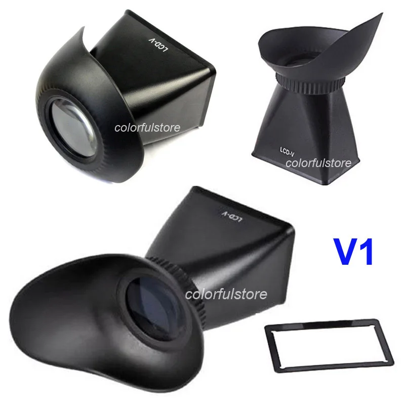 2 8x LCD V1 удлинитель видоискателя Eye Cup Eyecup Hood 3 &quotдля Canon EOS 5D II 5D2 5DII 7D 500D Rebel T1i Nikon D700