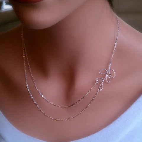 Style 14 Tenande Simple Style Beads Animal Elephant Triangles Cross Love Hearts Statement Necklaces& Pendants for Women Punk Jewelry - Окраска металла: Style 14