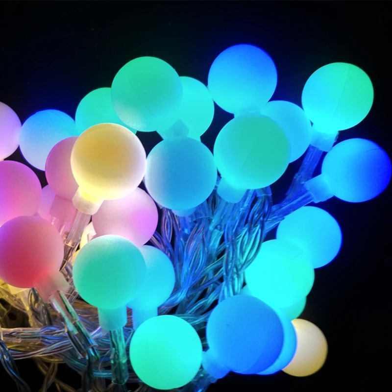YIYANG Солнечный открытый Luz де Кадена Led сосулька Глобус патио света сад Рождественский Свадебная вечеринка Рождество Крытый путь крыльцо лампа