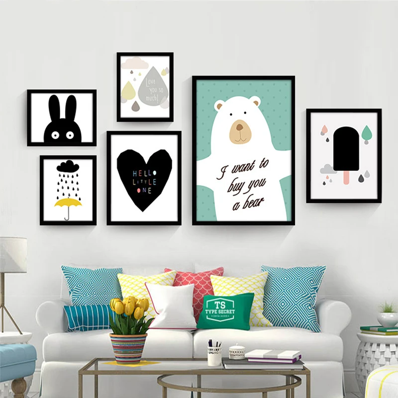 Современная Минималистичная декоративная картина в скандинавском стиле