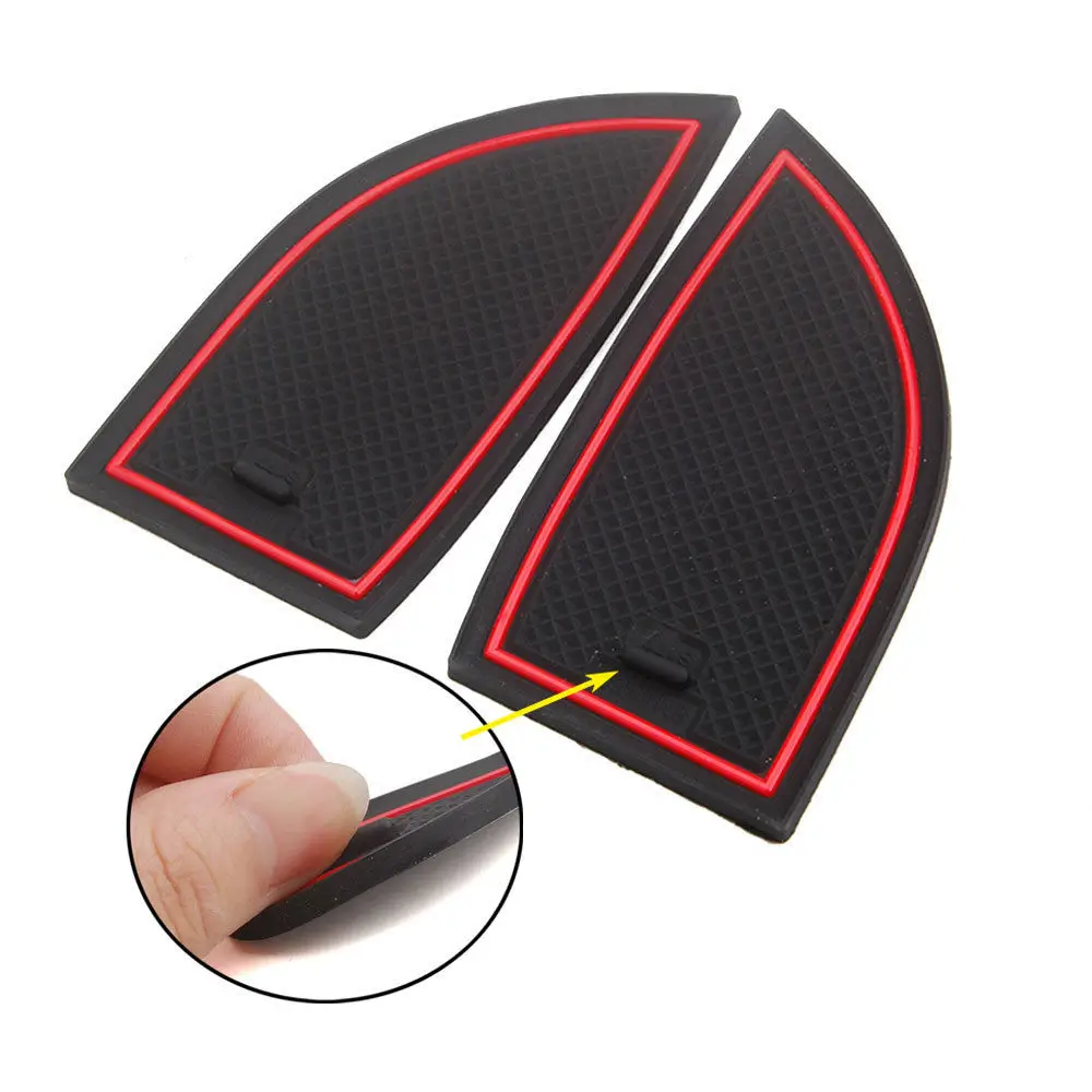 21 шт./компл. Автомобильная внутренняя нескользящая резиновая накладка на дверные