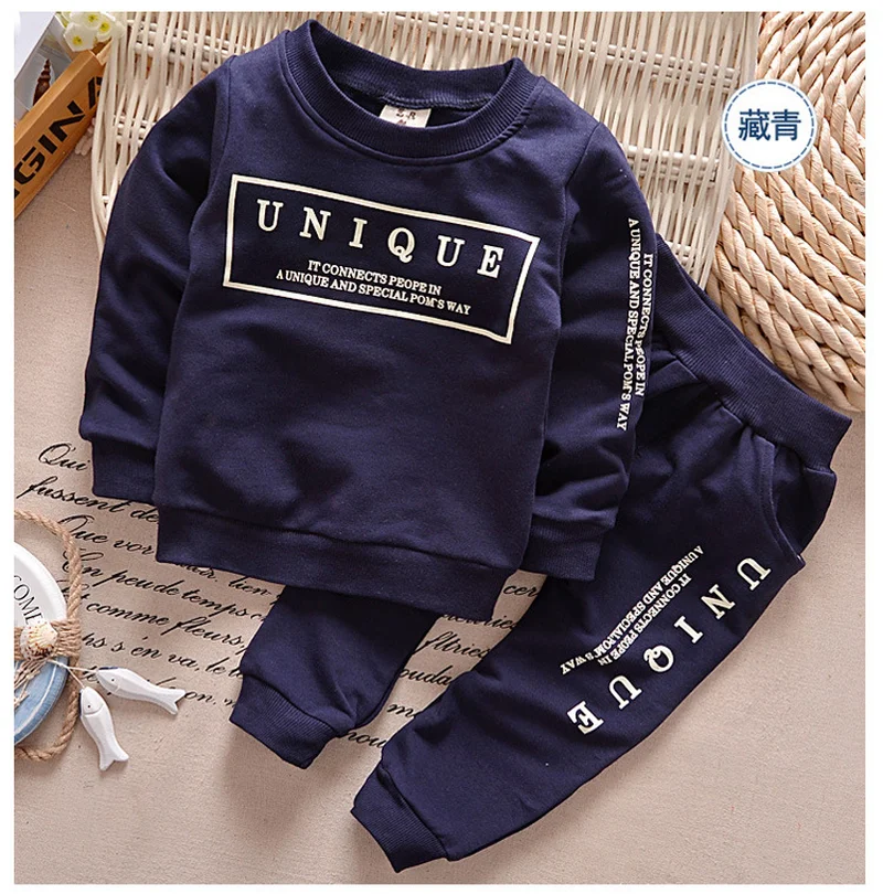 Детский комплект из двух предметов желтый красный темно синий серый хлопковый