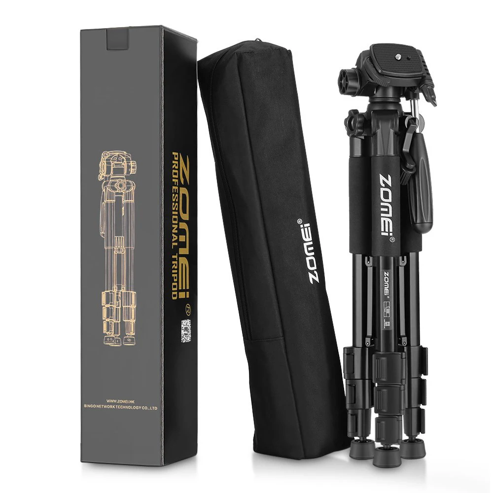 Zomei Q222 алюминиевый Профессиональный штатив монопод головка для DSLR камеры