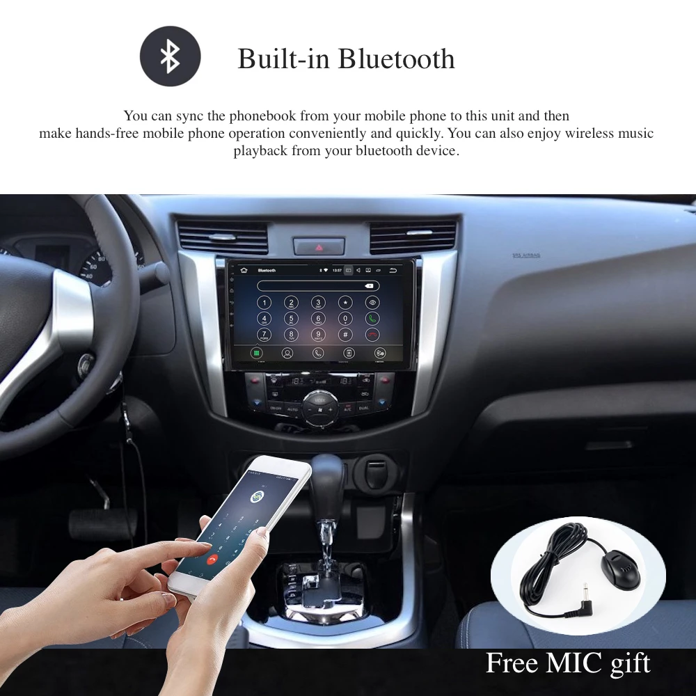 10 2 &quot1 Din автомобильное радио GPS Android для Nissan Navara стерео 2015 2016 2017 поддержка