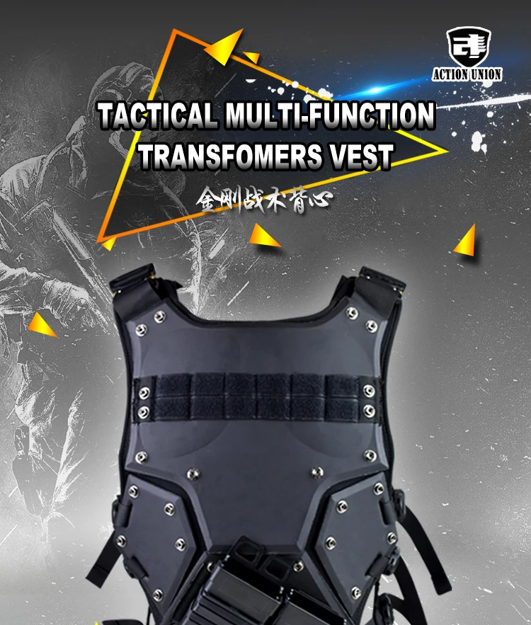 Тактические жилеты ActionUnion Airsoft Molle, военный костюм+ 2 шт., 5,56, быстрая упаковка, пластины, защита груди, пейнтбол, CS, поле