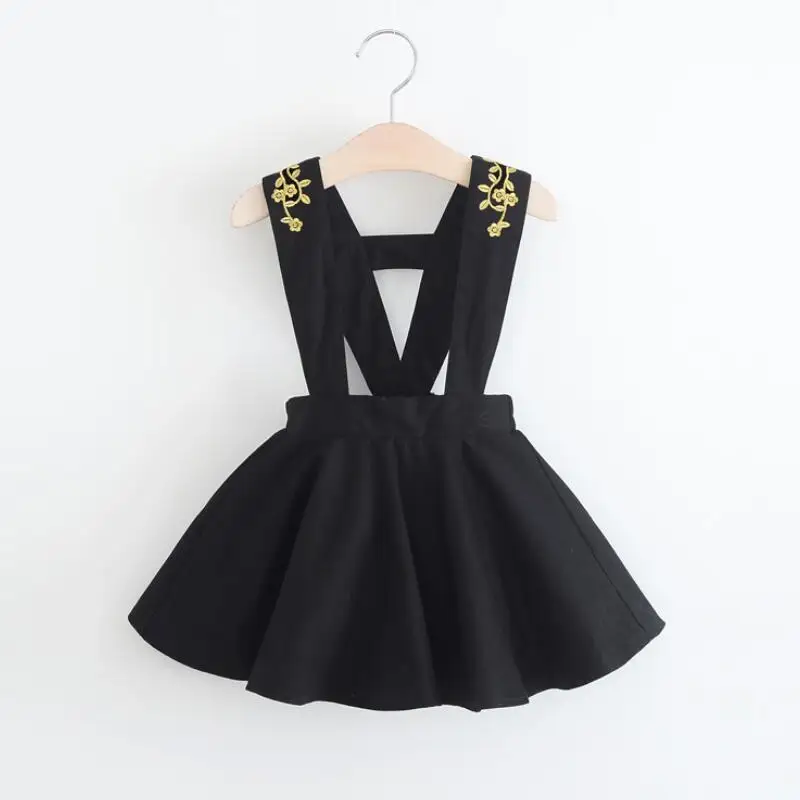 Весенние комплекты одежды для маленьких девочек рубашка в полоску + платье на